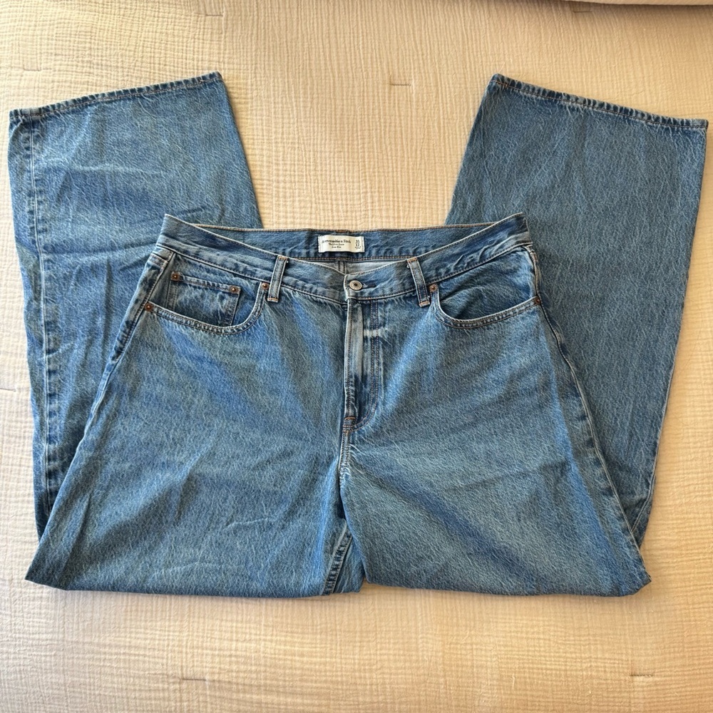 Abercrombie & Fitch Blue Ultra Loose Jeans